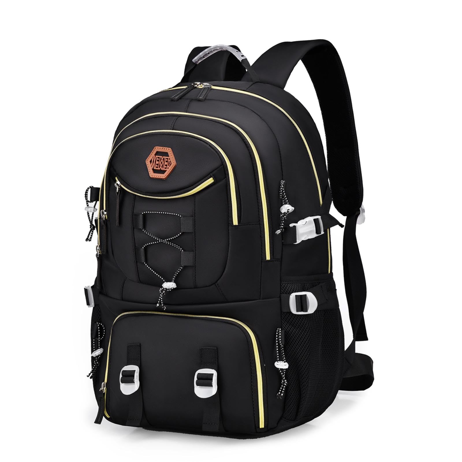 Nogkdyc Backpack Men's and Women's Lightweight Large Capacity Backpack Travel Bag Waterproof Mountaineering Bag School Bag 15.6inch Computer Bag
