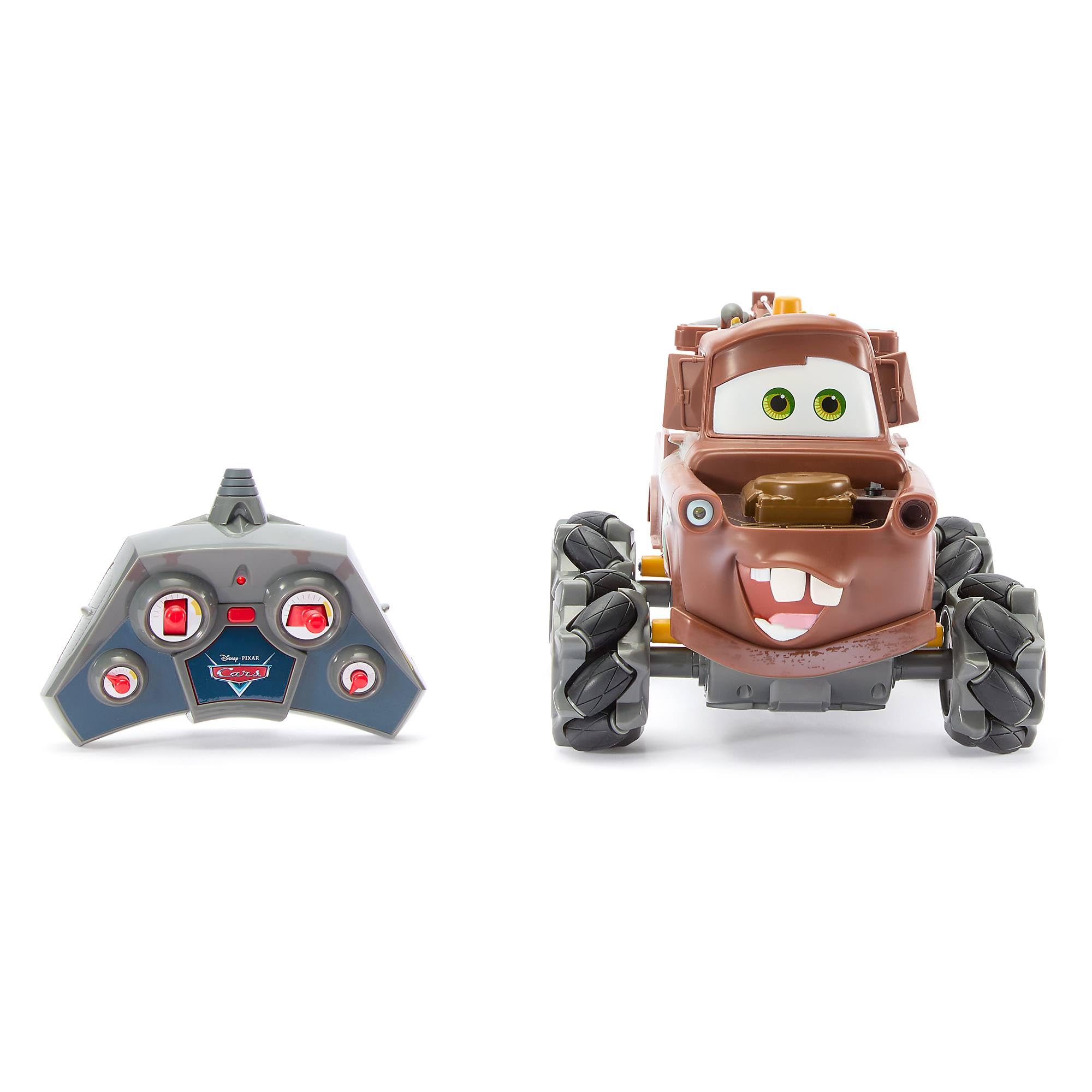 Disney Store Official Mater Remote Control Car for Kids, Disney Pixar Cars, 25cm/10β, Turbo-Speed RC Toy with Classic Character Details - Suitable for Ages 3+