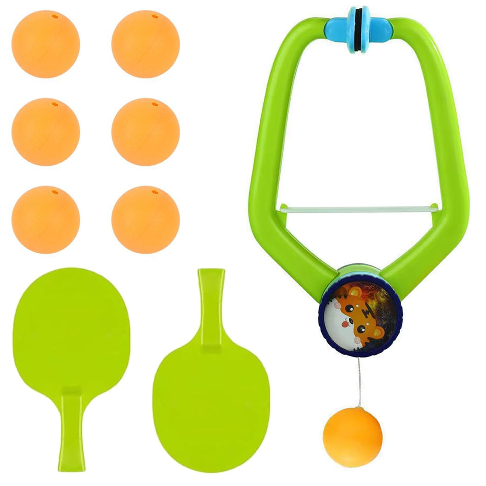 Set di Allenatore da Ping Pong, Ginnico da Set Ping Pong Indoor Hanging Regolabile, Allenamento per Sospeso, Door Game Accessori per Il Tennis da Tavolo