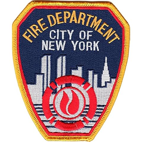 FEUER1 Fire Department City of New York Abzeichen 11,5 x 10 cm, zu 100% bestickt Cover