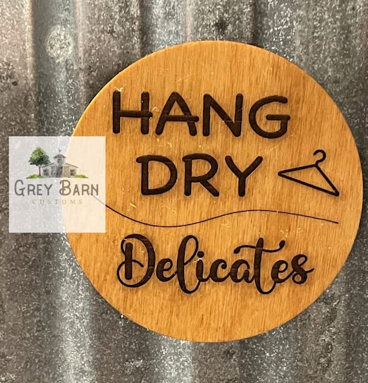 Hang Dry Delicates reminder do not