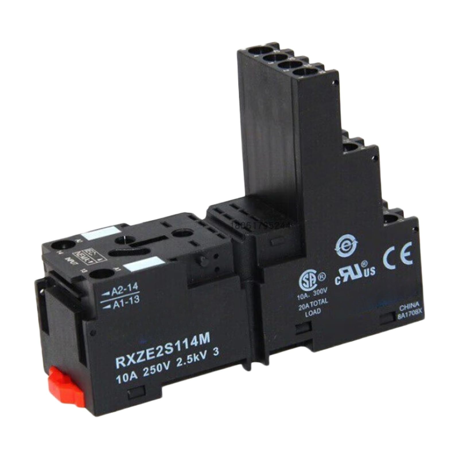 Relais miniature RXM2LB2BD à indicateur LED 24V DC 5A