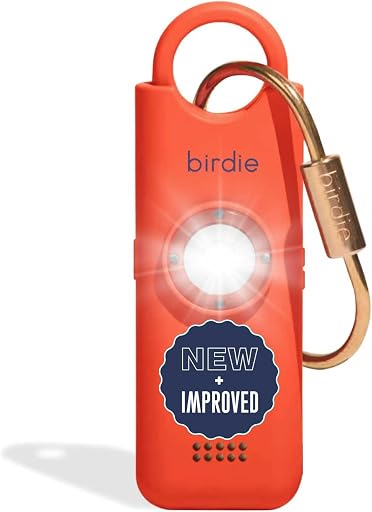 She’s Birdie 3.0 New Version – The Original Personal Safety Alarm for Women by Women–Loud Siren, Flash Light and Rechargeable Battery in a Variety of Colors (Coral Orange) (ASIN B0F9RQ4X1C), rank #9 by monthly sales volume for 'Birdie' on Amazon
