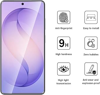 WFTE 2-Pack Tempered Glass for Samsung Galaxy S26 Ultra Screen Protector,9H Hardness,Anti-Scratch,Anti-Fingerprint,Bubble-Free,HD Clear,Premium Protective Film for Samsung S26 Ultra,Case Friendly