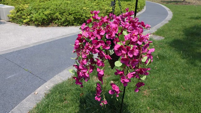 Orgrimmar Lot De 2 Paniers De Fleurs Artificielles à Suspendre Pour