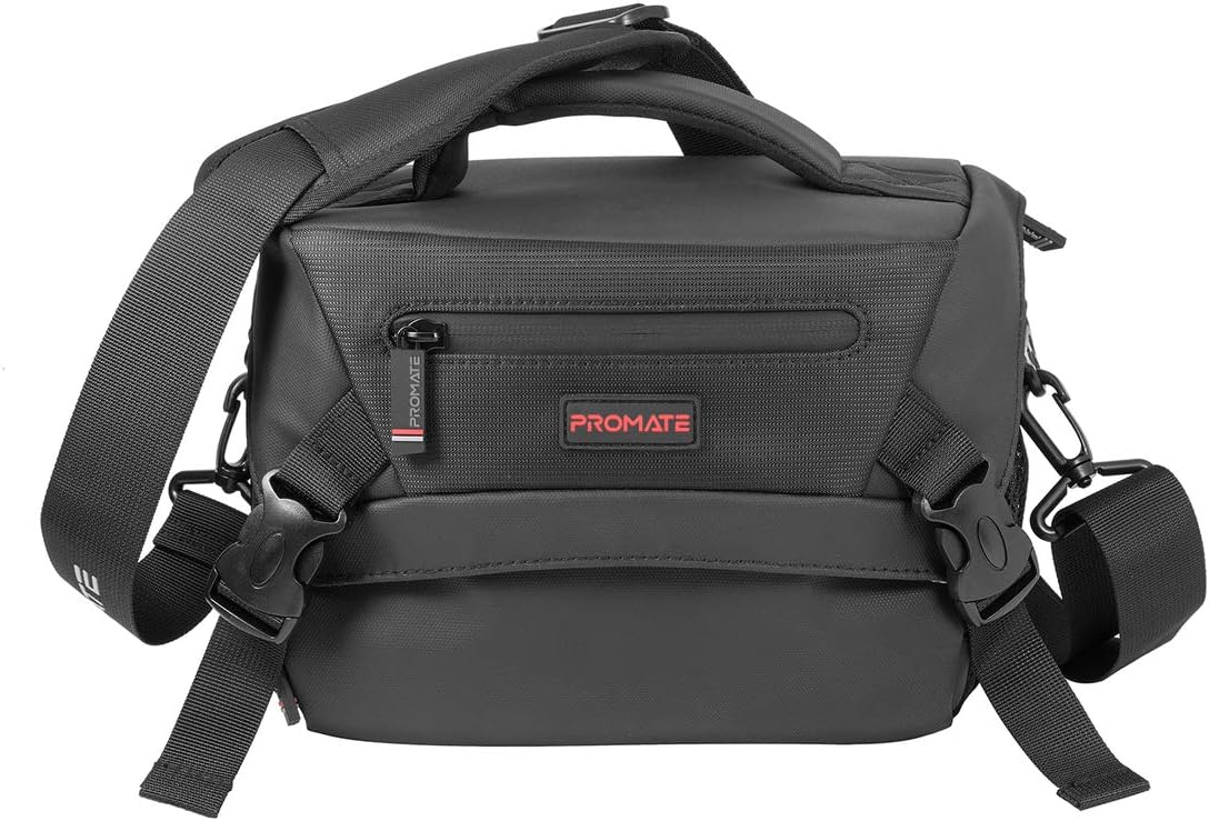 Promate DSLR Camera Bag, Shockproof Shoulder Camera Bag with Large
