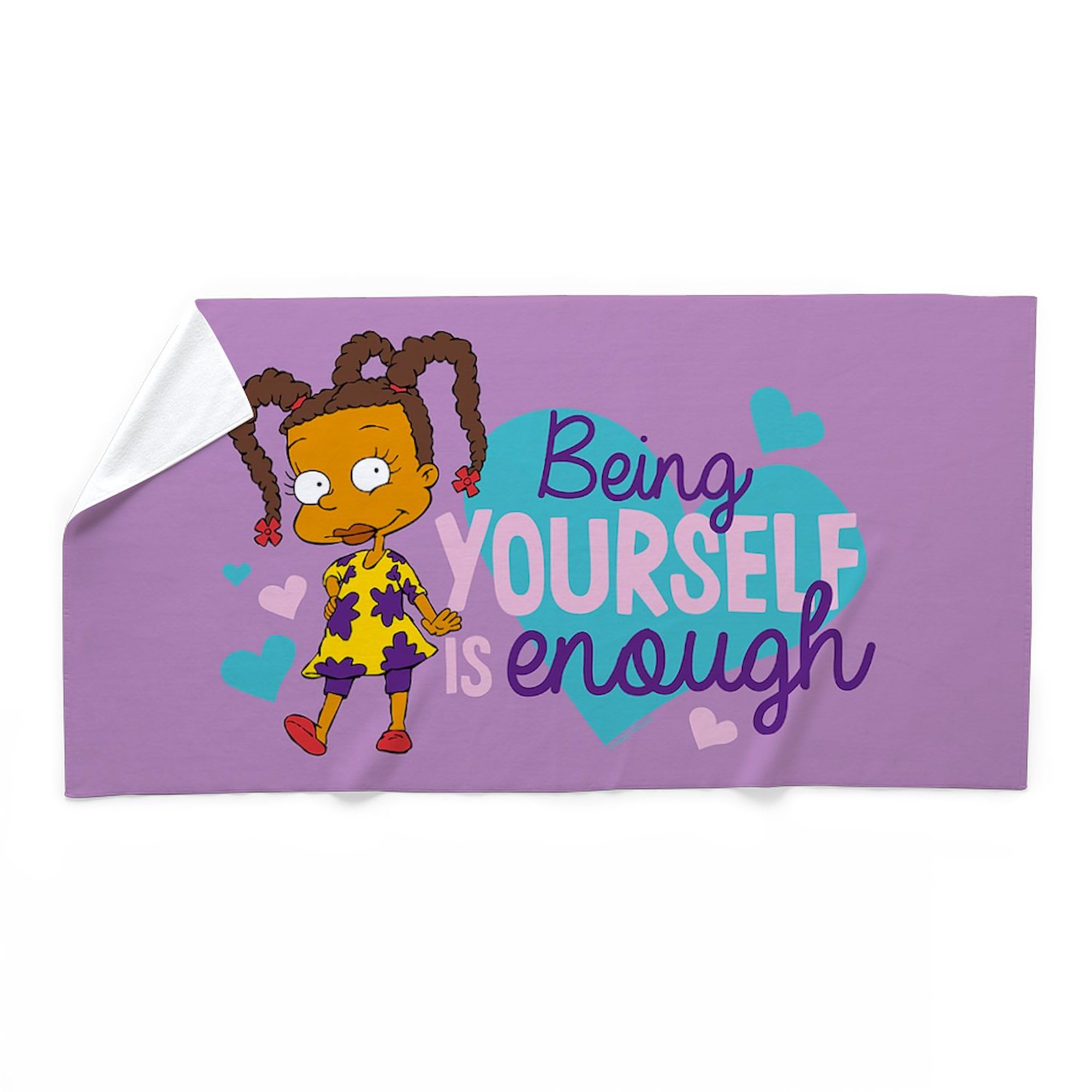 CafePress Rugrats Being Yourself is Enough Large Beach Towel, Soft Towel with Unique Design