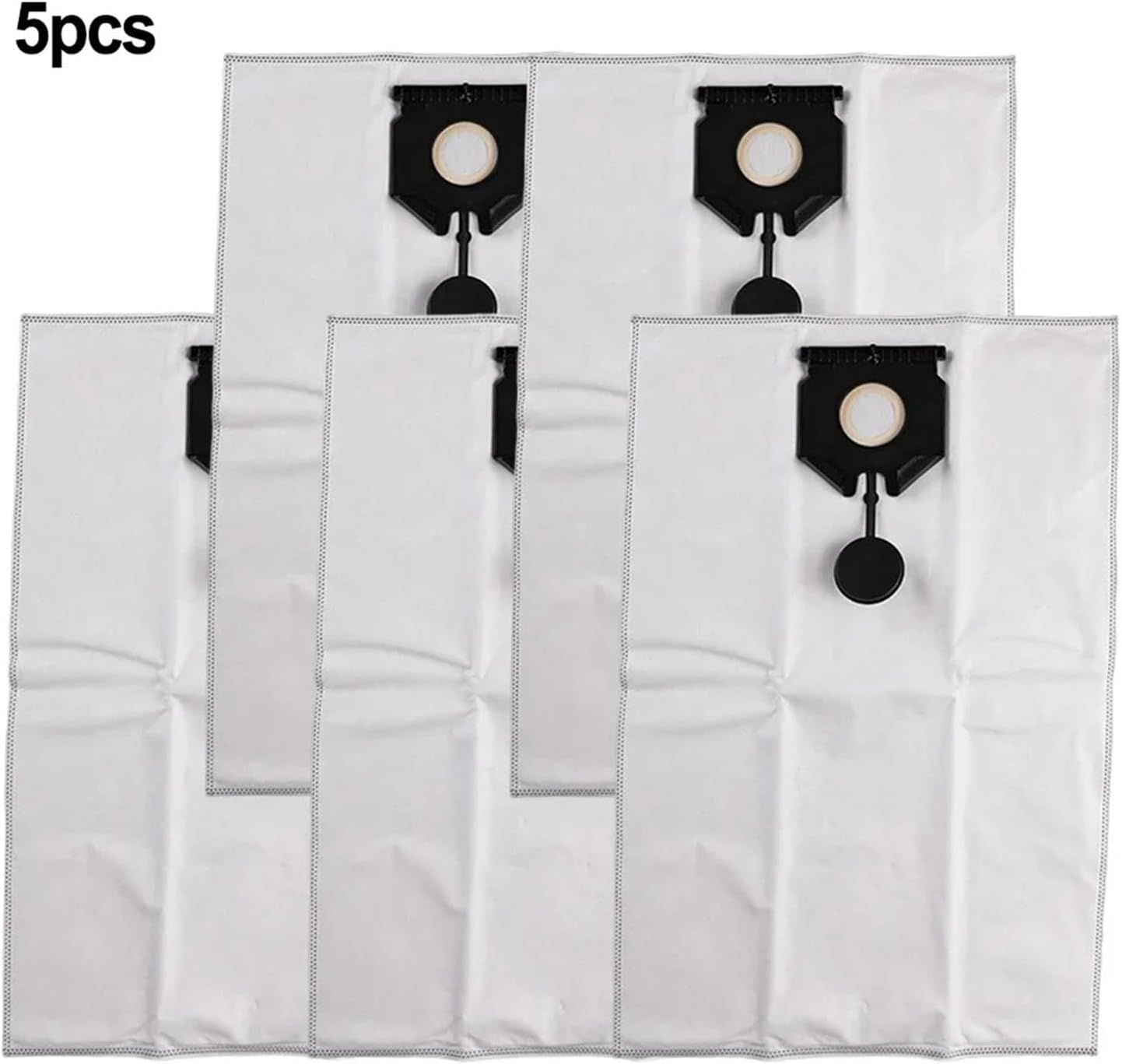 Compatible for Karcher NT 40 1 NT 50 1 Tact Vacuum Cleaner 5 Pack Non Woven Dust Bags 2.889-155.0