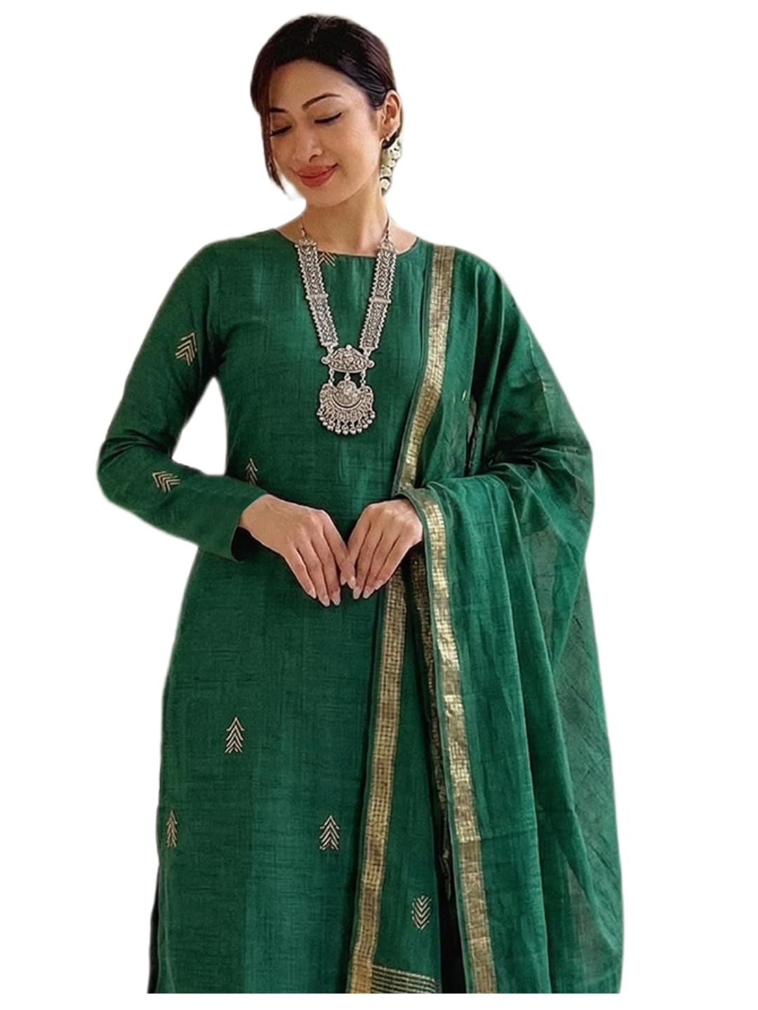 Women Kurta Set | Rayon Viscose Printed Straight Kurta with Pant & Dupatta | Ethnic Wear for Women | Indian Casual Office Daily Summer Outfit-image-26