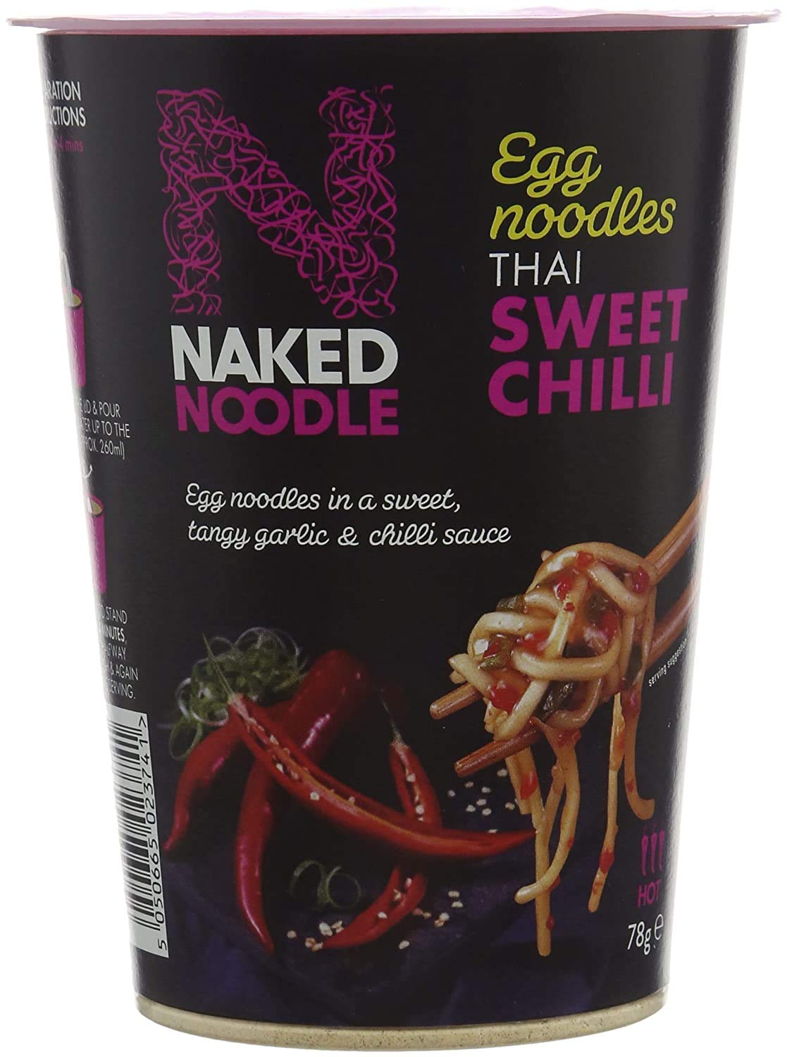 Naked Noodle Thai Sweet Chilli Egg Noodles, 78g