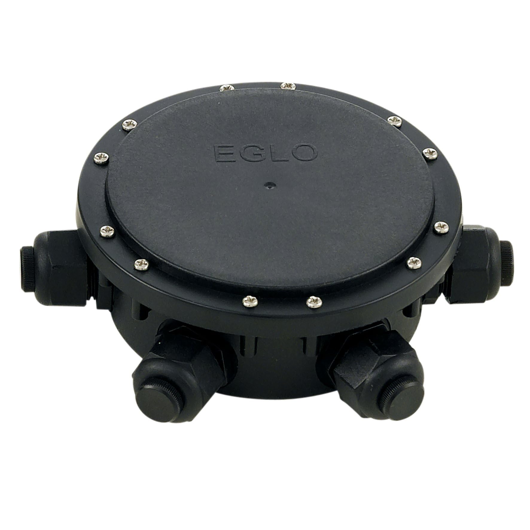 EGLO Outdoor Zubehör Connector Box, Kabel-Verteilerdose, 6 Leitungen, Material: Kunststoff, Farbe: Schwarz, IP68