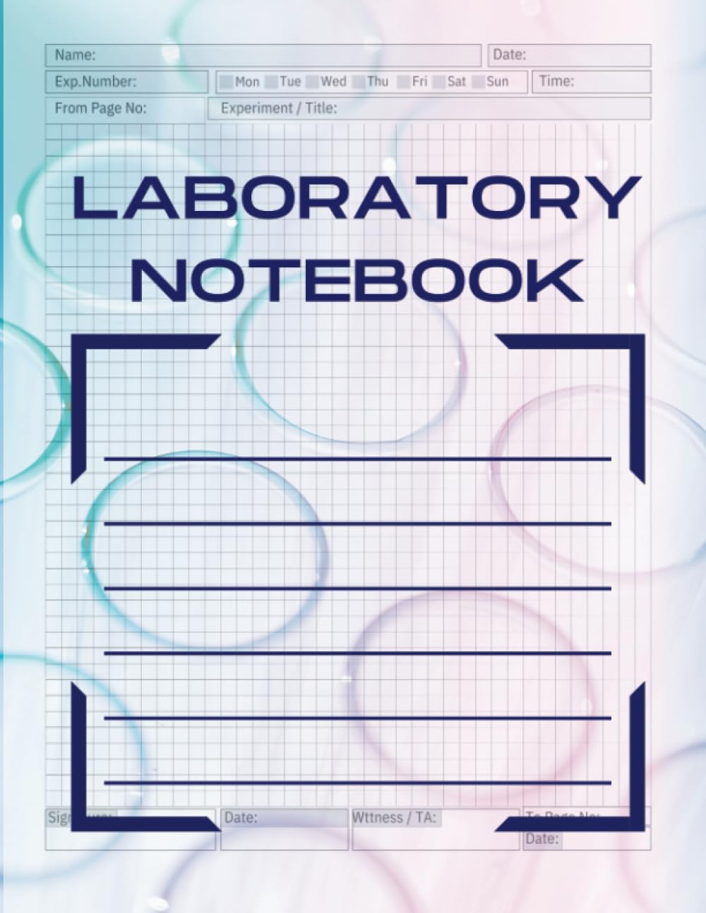 Chemistry Laboratory Notebook for Science l Lab workbook for students ...