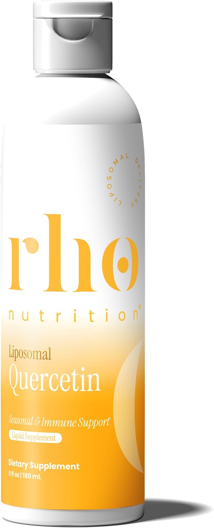 Rho Nutrition Liposomal Quercetin – Ultra High Absorption Liquid Quercetin Supplement (6 fl oz)