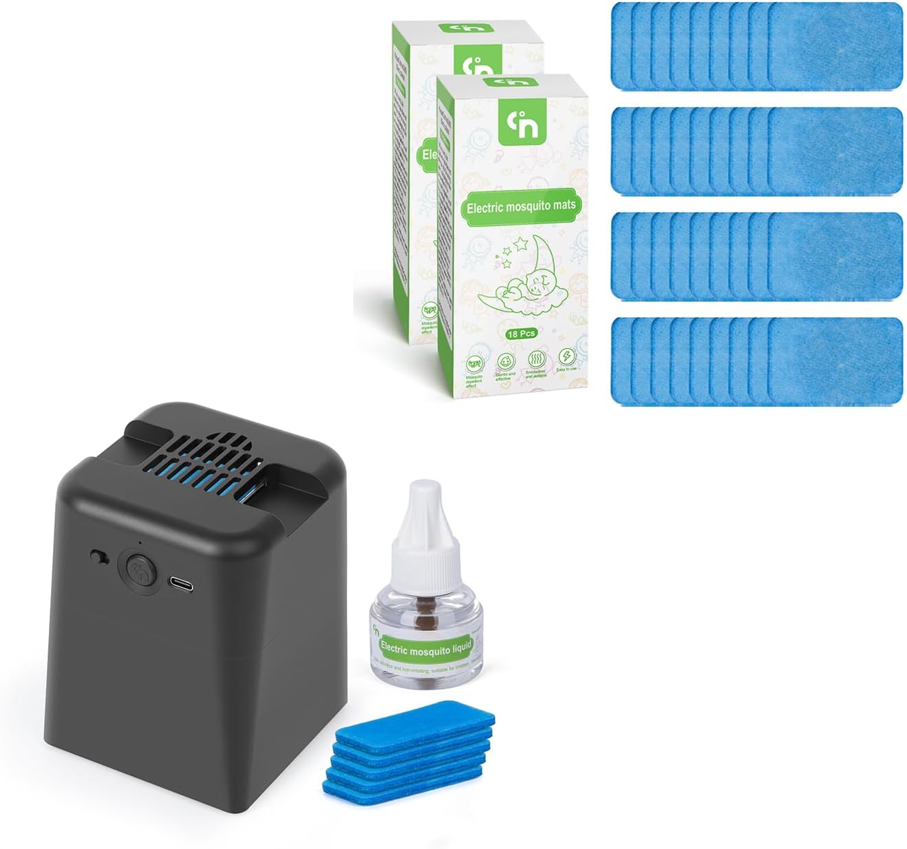Q5 Rechargeable Mosquito Repellent Kit Outdoor Use with 280