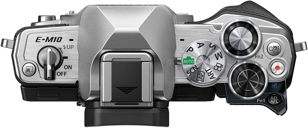 OM SYSTEM Olympus OM-D E-M10 Mark IIIs Silver Body with Silver M.Zuiko Digital 14-42mm F3.5-5.6 IIR Lens (V207111SU000)