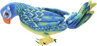 SAFIGLE Brinquedo De Pelúcia Papagaio Brinquedos De Pelúcia Cachorros De Pelúcia Para Crianças Brinquedo De Pelúcia Preguiça Adorável Brinquedo De Papagaio Doméstico Brinquedo De Pelúcia