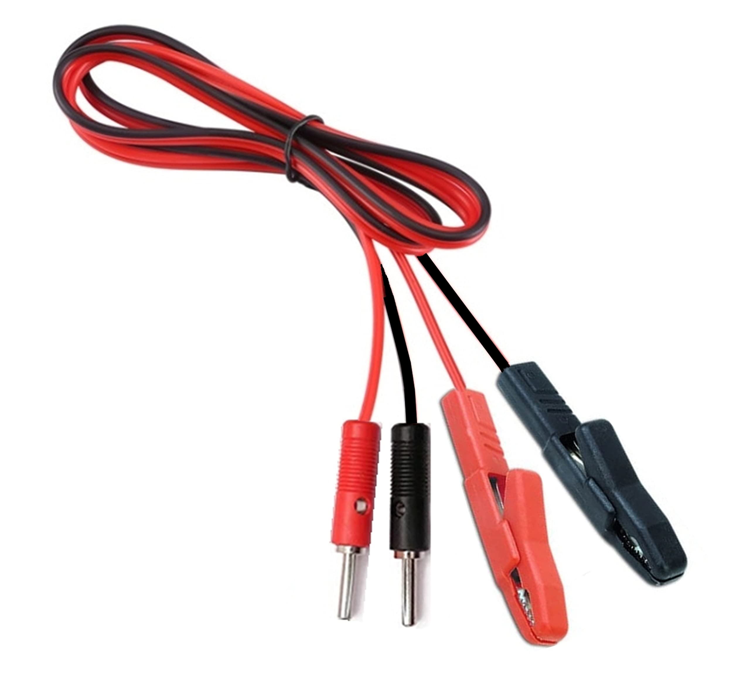 e4u Quality Standard 4mm Banana Plug To 80mm Fully Insulated Alligator/Crocodile Clip Red Black Test Probes Pair - 0.5 MTR (B09WLQC24W) Amazon Price History, Amazon Price Tracker
