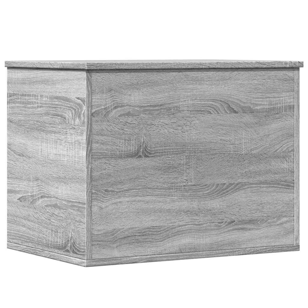 Homgoday Baúles y baúles para exteriores, caja gris Sonoma, 60 x 42 x 46 cm, madera multicapa, baúles y baúles para exteriores, contenedor de jardín, porta herramientas de jardín, puf de exterior l