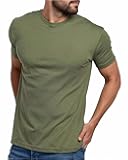 Men's T-Shirts Soft Cotton Blend Crew Neck Tee S - 4XL Athletic Fit Plain Basic T-Shirt for Men