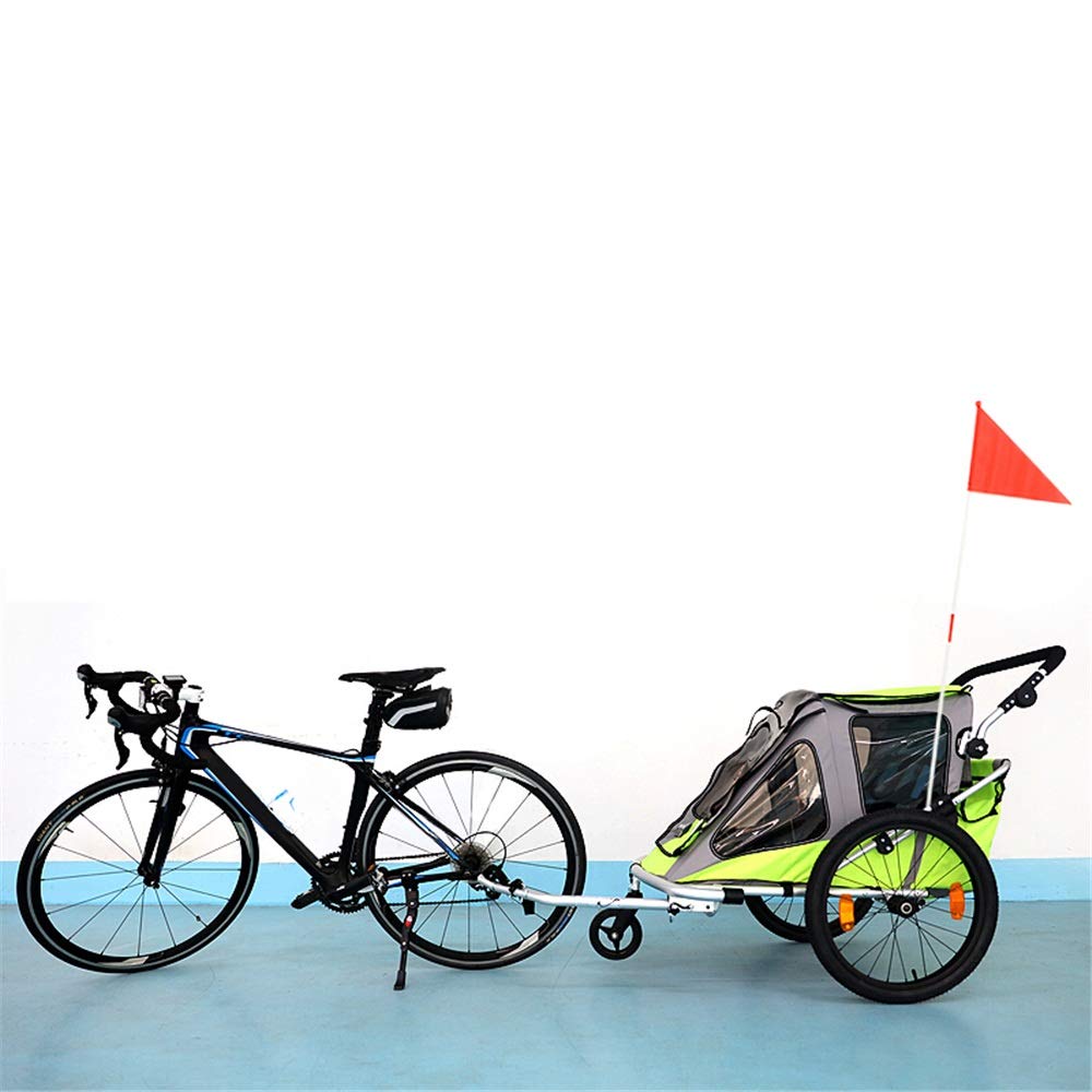 Amazon.co.jp: 子供用自転車トレーラー 3イン1ダブル2シート自転車