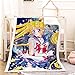 Dessin animé Animation Couverture pour Sailor Moon, Couverture de Yoga, Couverture d'impression 3D 3D, Canapé-lit Chambre pour Bureau, Cadeau de Vacances, favori des Fans d'animation