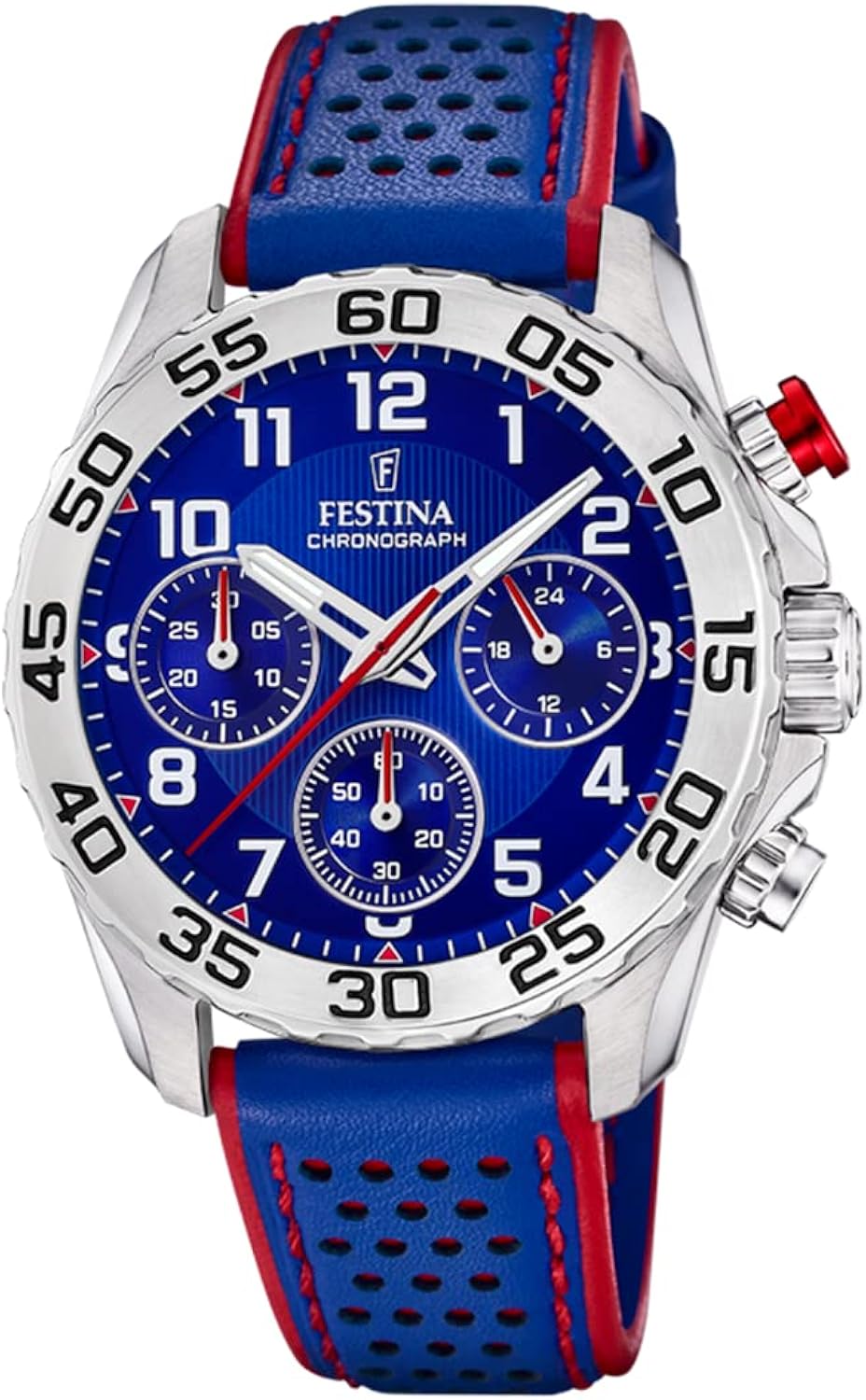 Festina Orologio Cronografo Quarzo Bambino con Cinturino in Pelle F20458/2