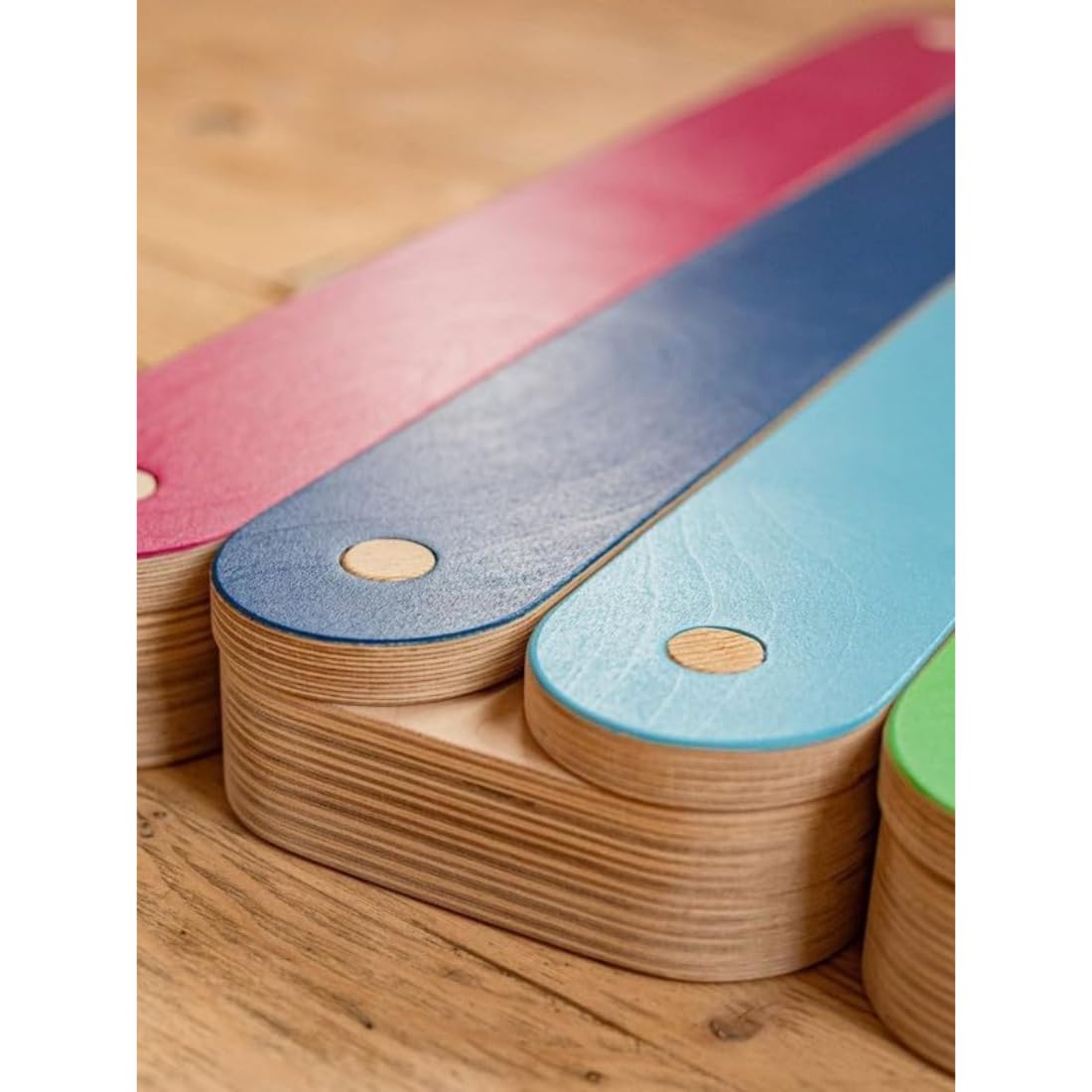 Organic Toys Montessori Wooden Balance Beam for Kids | Colorful Stepping Stones & Obstacle Course Toy | Gymnastics Adventure Balance Toy for Children | Educational Outdoor & Indoor Play Set for Ages 6+ - Image 7 thumbnail