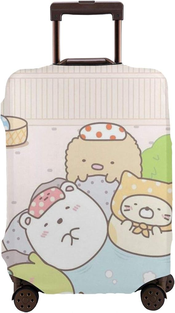 Amazon Co Jp すみっコぐらし スーツケースカバー 伸縮素材 保護 防塵 洗える 旅行 キャリーカバー おしゃれ トランクカバー S M L Xl サイズ ラゲッジカバー ファッション