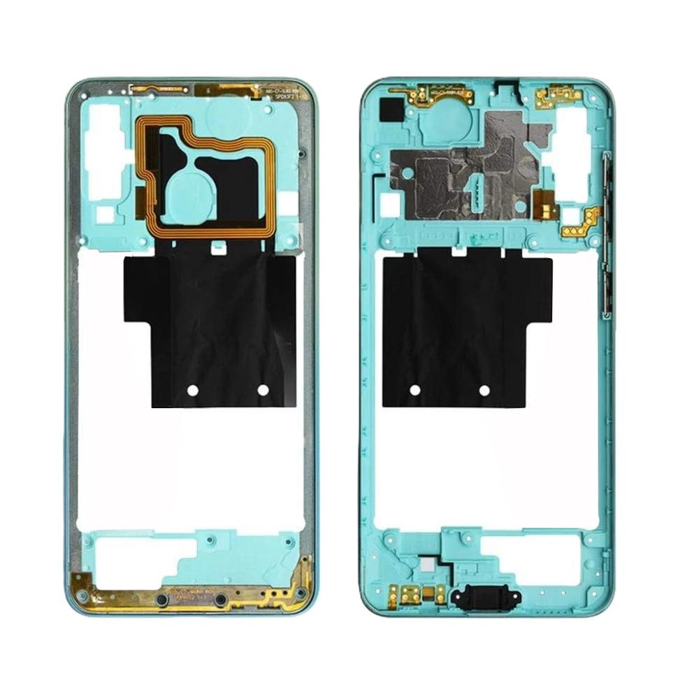 Midlde Ring Body with Power Volume Key Ring Frame Middle Compatible with Samsung Galaxy M40 (Sky Blue)-image-24
