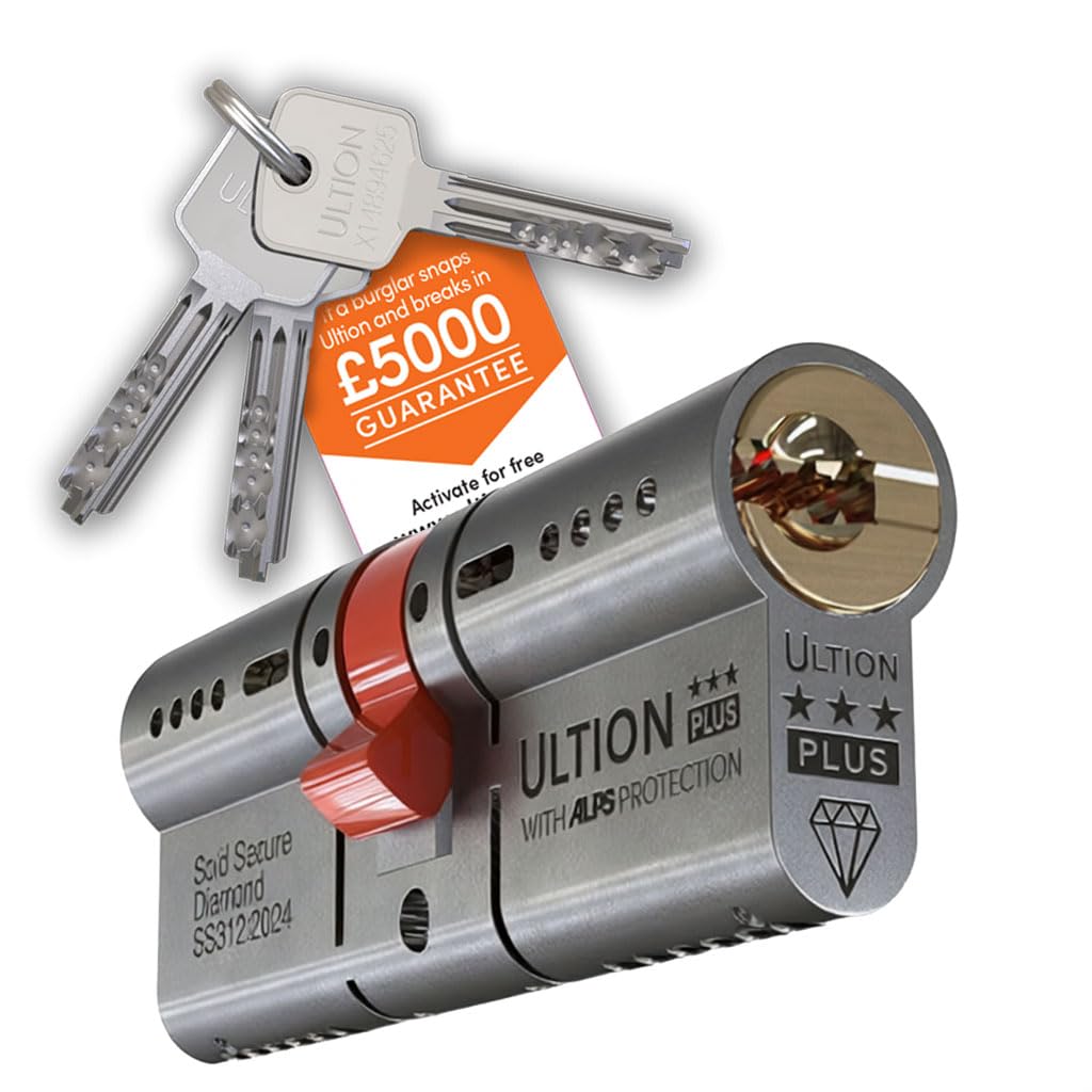 Ultion ALPS 3 Star Plus - Anti-snap Eurocylinder- Includes 3 Keys (35/35)