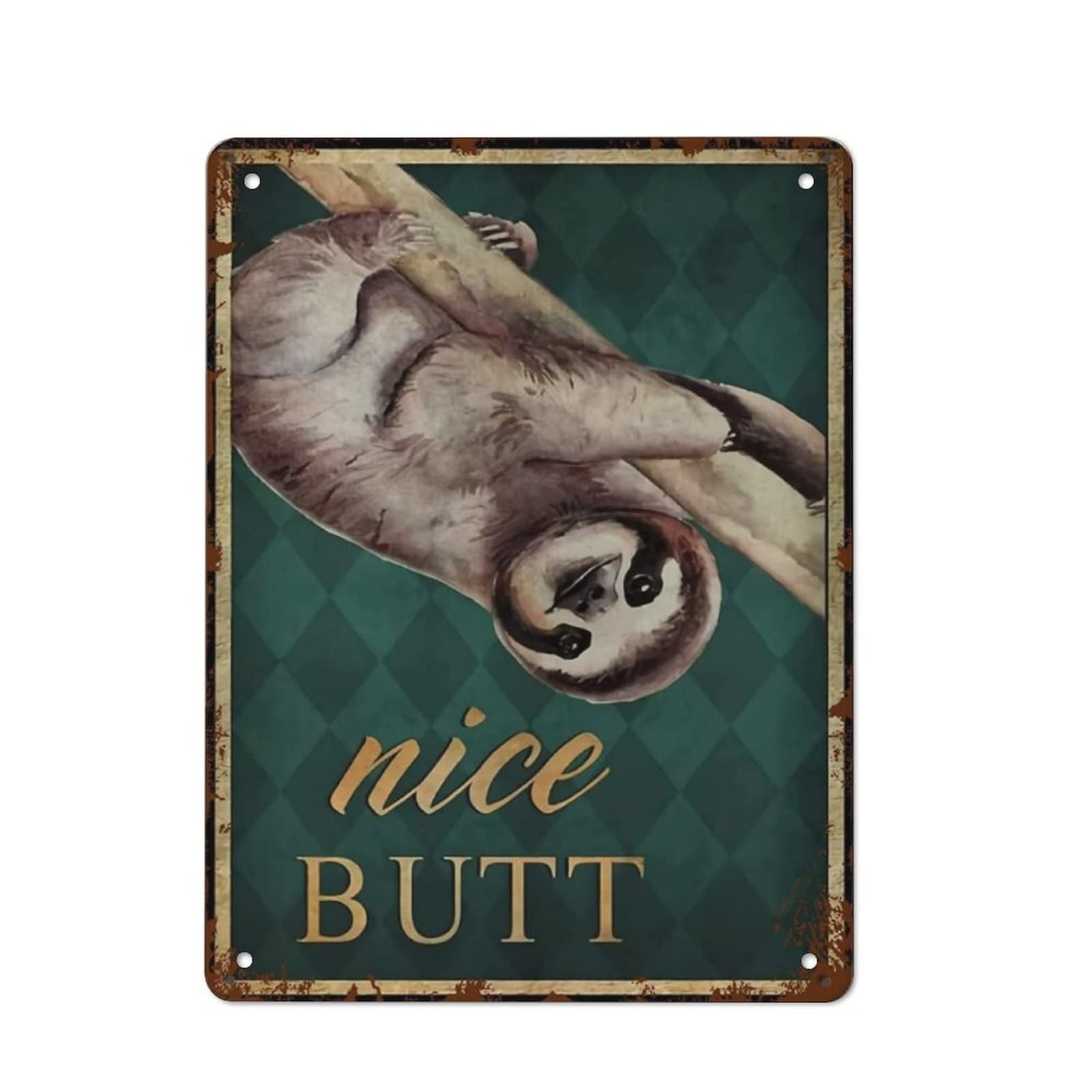 AOOEDM Koala Nice Butt Wall Metal Tin Sign for Home Bar Pub Kitchen Wall Art Deocr Man Cave Vintage Metal Sign Poster Plaque Signs Quotes Sign