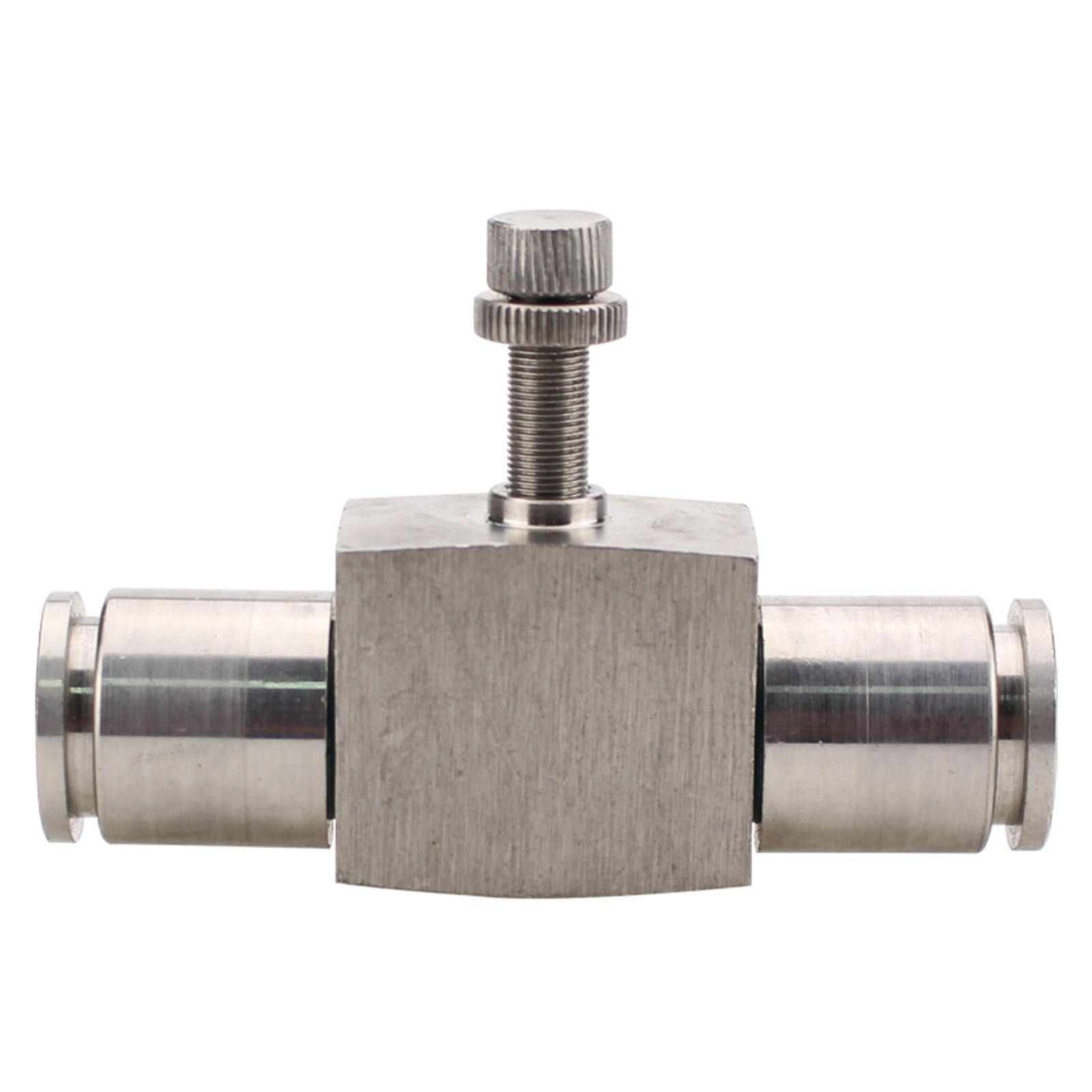 Tubo di Collegamento Pneumatico Diritto Passante, Raccordi for Tubi Pneumatici in Acciaio Inossidabile Raccordo a sgancio rapido in Metallo Raccordo for Tubi ad Alta Pressione(Sa,10mm)