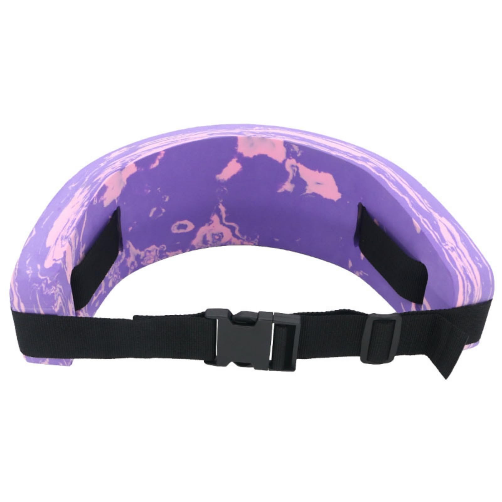 Cintura da Nuoto con Cinturino Regolabile EVA Cintura da Nuoto con Cinghie di Fissaggio Mimetica Attrezzatura per Principianti, Piscina, Acquagym, Viola, Rosa