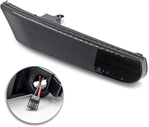 Miniatura 8 de NSLUMO Luces de marcador laterales LED para Porsche 1997-2004 986 Box'ster 996 Carrera 911 Lente ahumada ámbar LED parachoques delantero Marcador