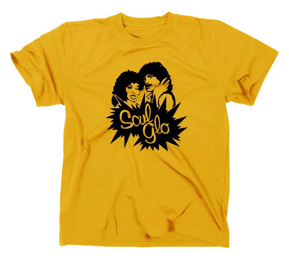 Styletex23 Men's Yellow Soul Glo T-Shirt, L,