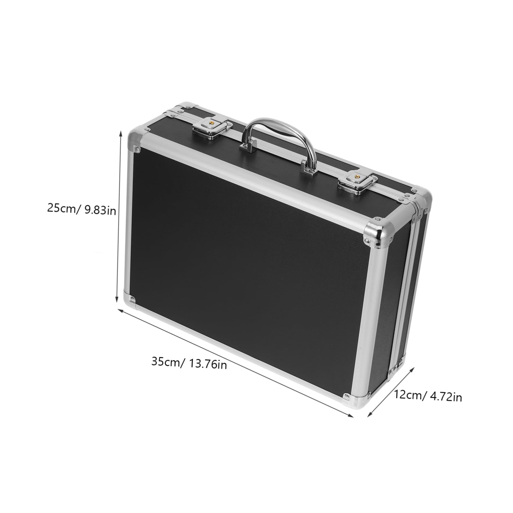 VILLCASE Valigetta Portautensili in Lega Di Alluminio Serratura Scatola Portatile in Alluminio Per Custodia Strumenti e Audio Multiuso Per Trasporto e Organizzazione
