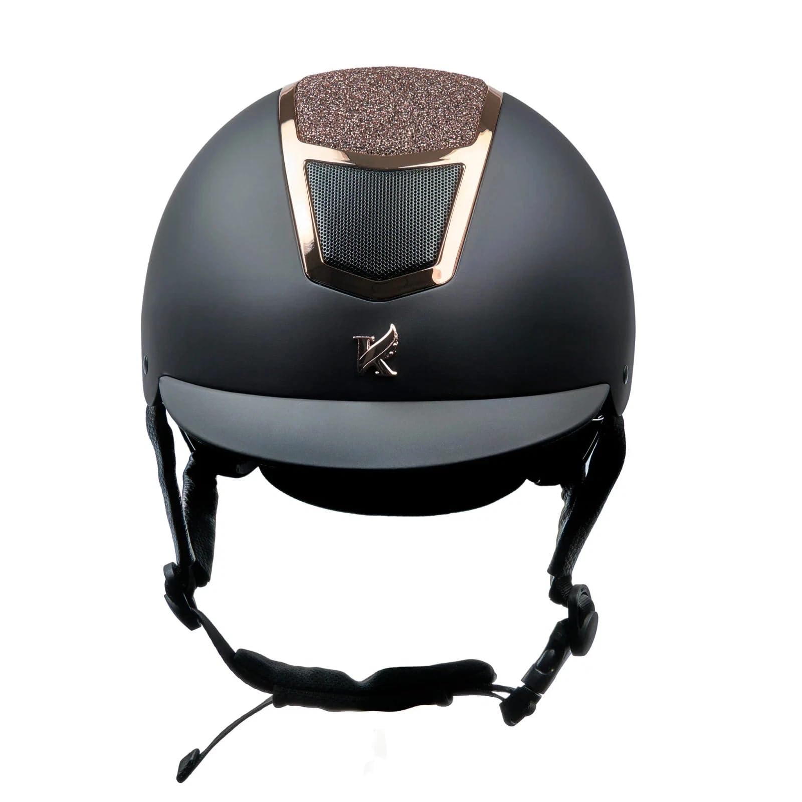 Horse Masters Shires Riding Hat (Size 59–61cm) – Clearance | PAS015:2011 Safety | Lightweight High-Shine Helmet with Crystals | Adjustable Fit, Ventilated, CoolDry Liner – Equestrian Horse Riding Hat