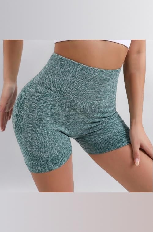 Women's Gym Shorts Booty Scrunch High Wasit Seamless Sports Shorts Workout Push Up Shorts Cycling Fitness Running Shorts