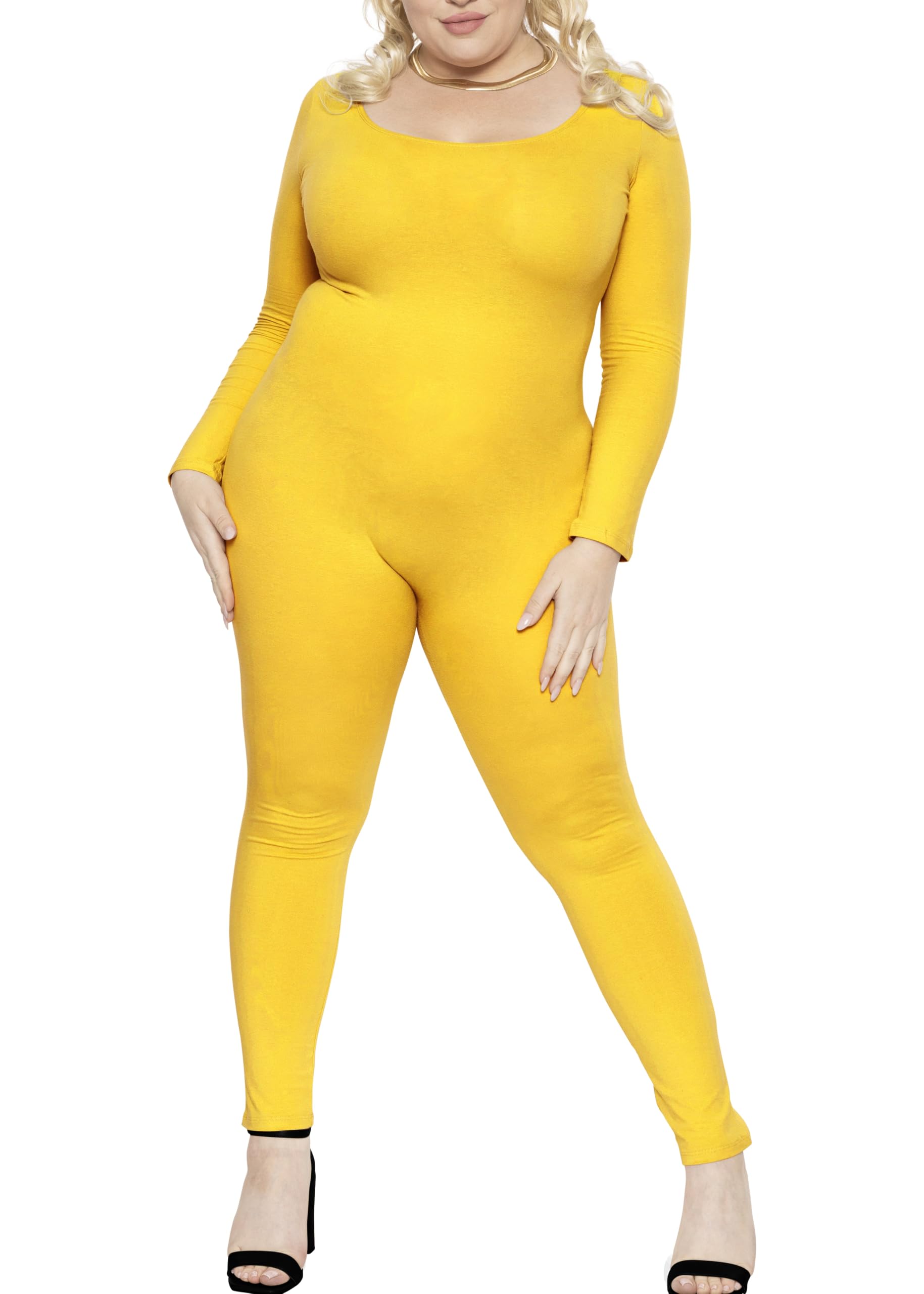 STRETCH IS COMFORT Women's Plus Size Teamwear Cotton Tank Unitard