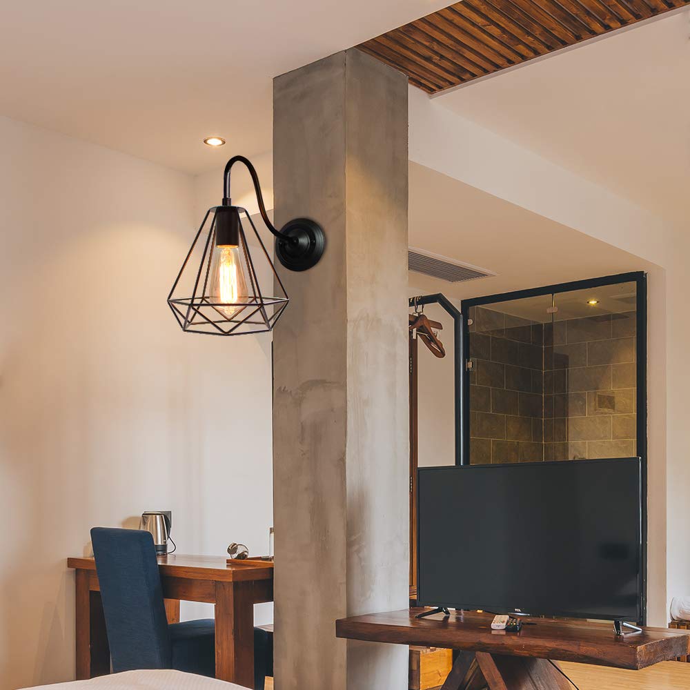 IDEGU Industriële Plafondlamp, Kooi, Kroonluchter, Hanglamp Van