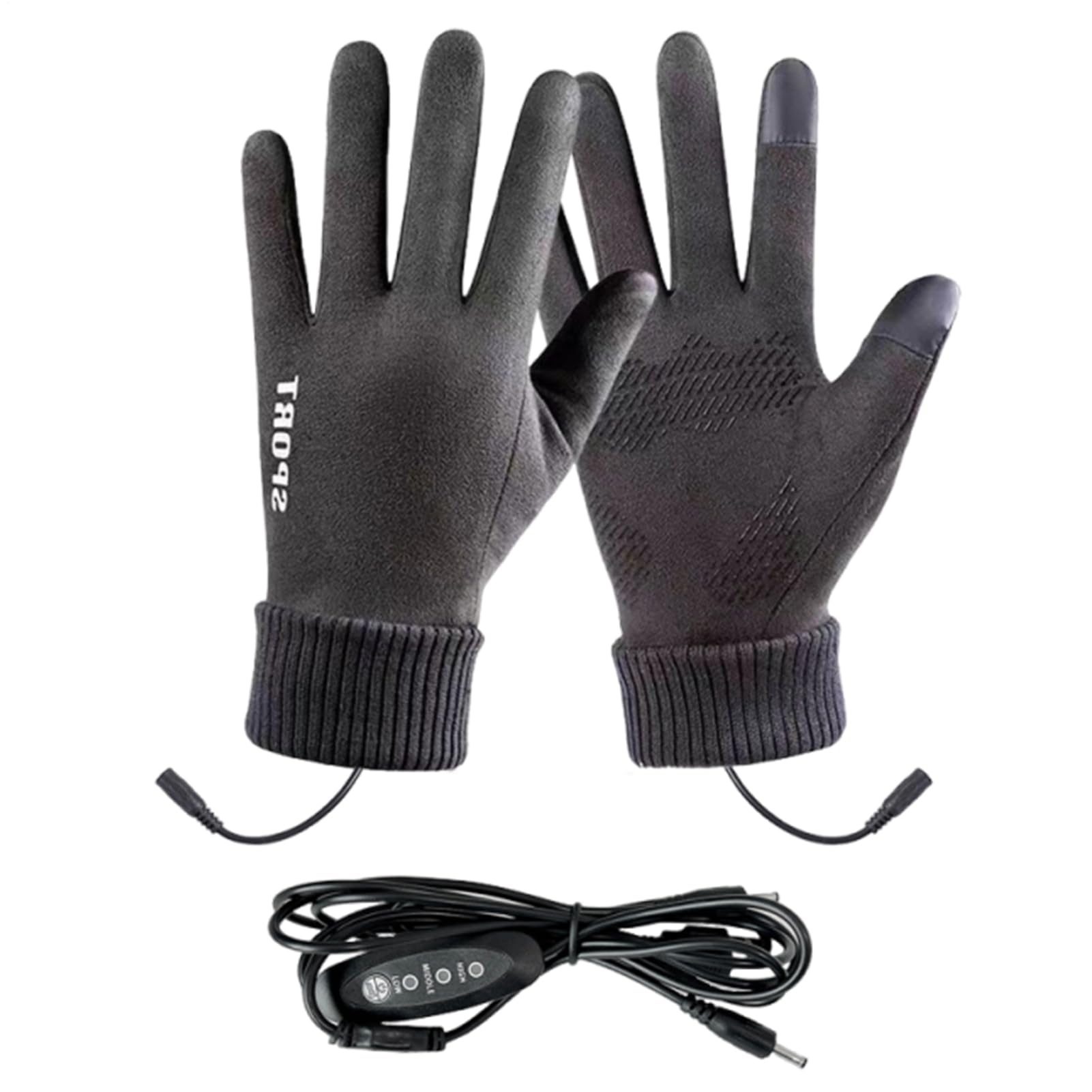Guantes calefactables de invierno con función táctil para senderismo 8
