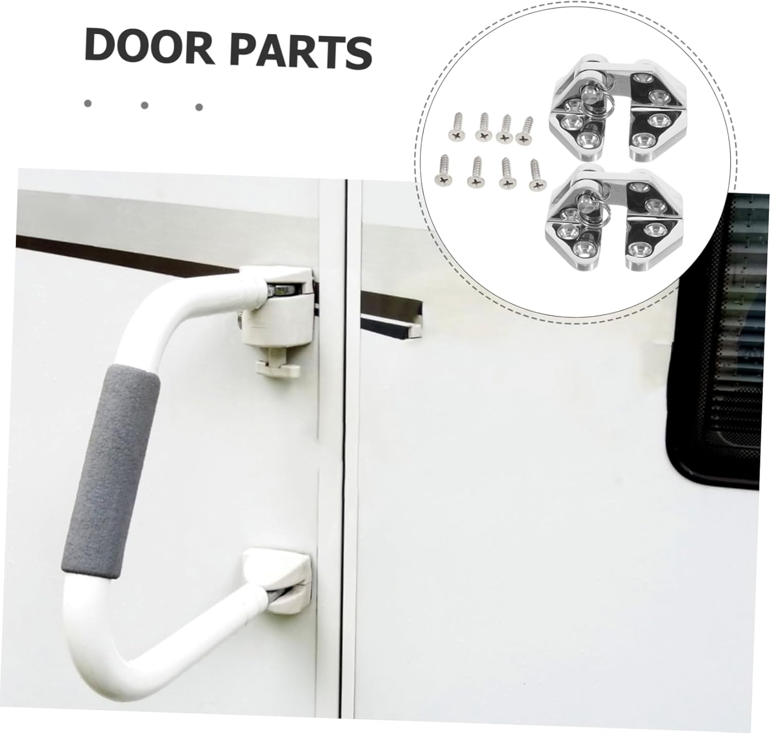Unomor 2pcs Heavy Duty Stainless Steel Boat Hinges Grade Quick Release Design for Deck Cabinets and Hatches of Boat Hatch Connectors