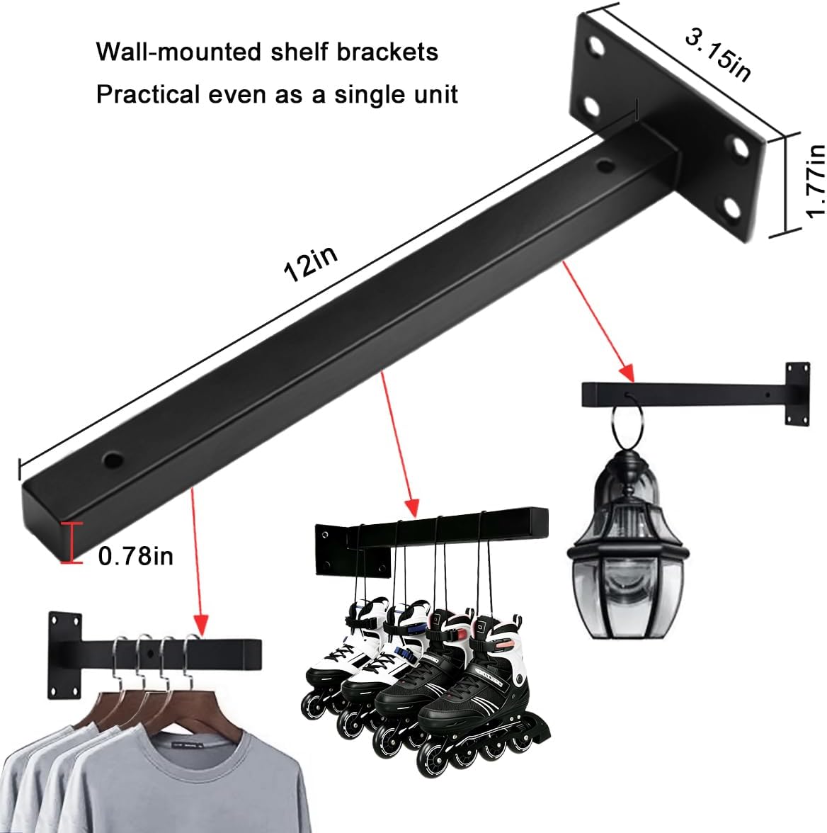 ウォールコーナープラントスタンドシェルフブラケット、ウォールブラケット窓敷居植物棚、ベッド上の壁装飾収納棚ブラケット、庭、キッチン、