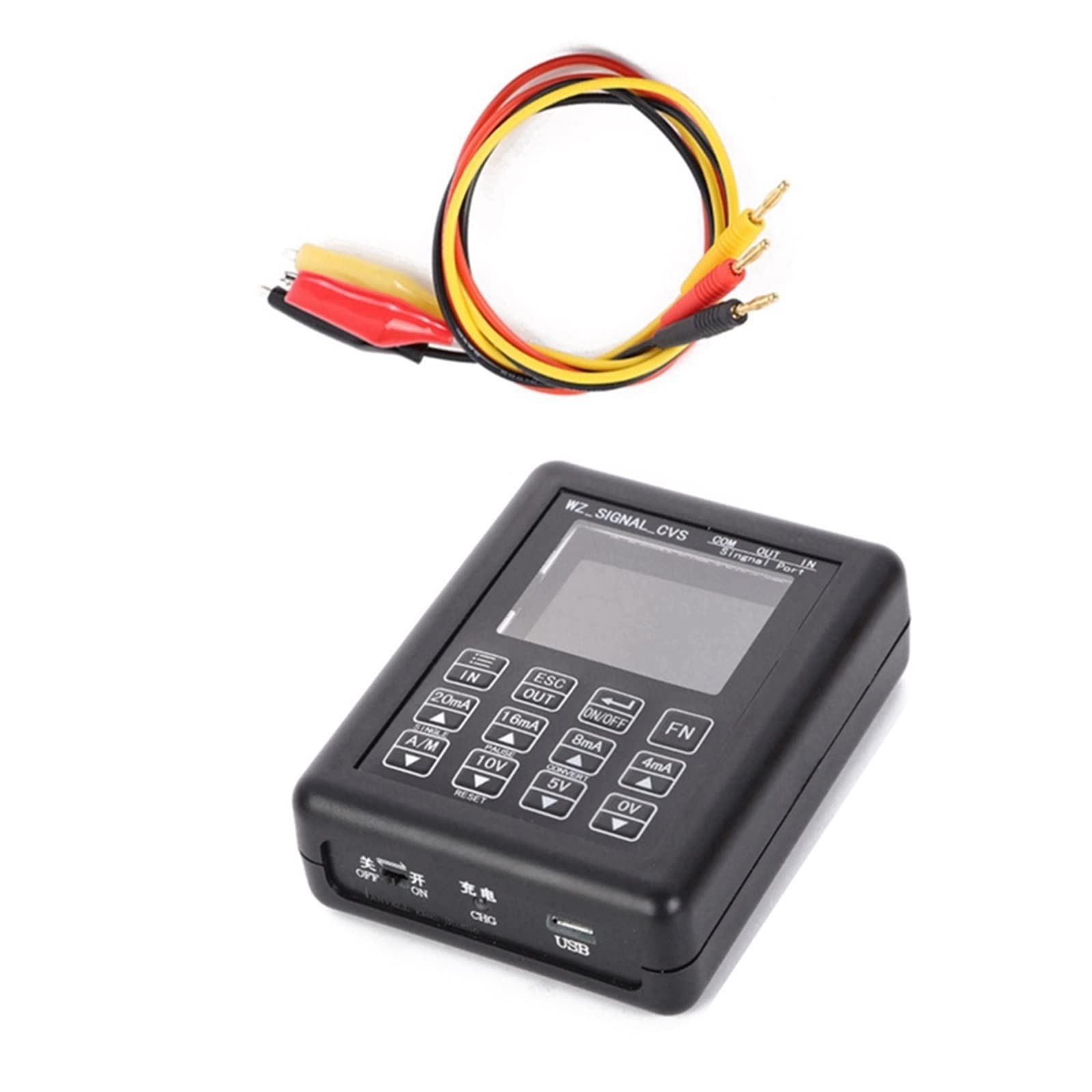 Outils de Tests Fonctionnels Portables pour la mai Générateur de Signal réglable 4-20MA 0-10V Contrôle de processus Calibrateur de Signal Sources de générateur de Signal Simulateur 0-20MA