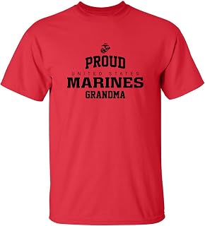 Proud Marines Grandma Adult Short Sleeve T-Shirt