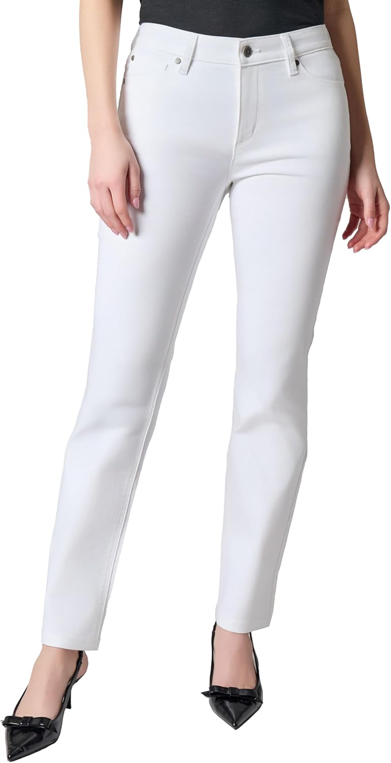 Kasper Womens 5 Pocket Straight Leg