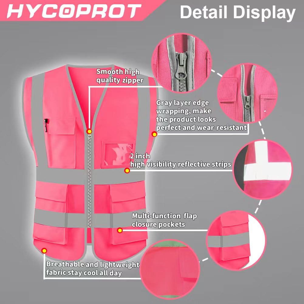 Snapklik.com : HYCOPROT High Visibility Safety Reflective Vest