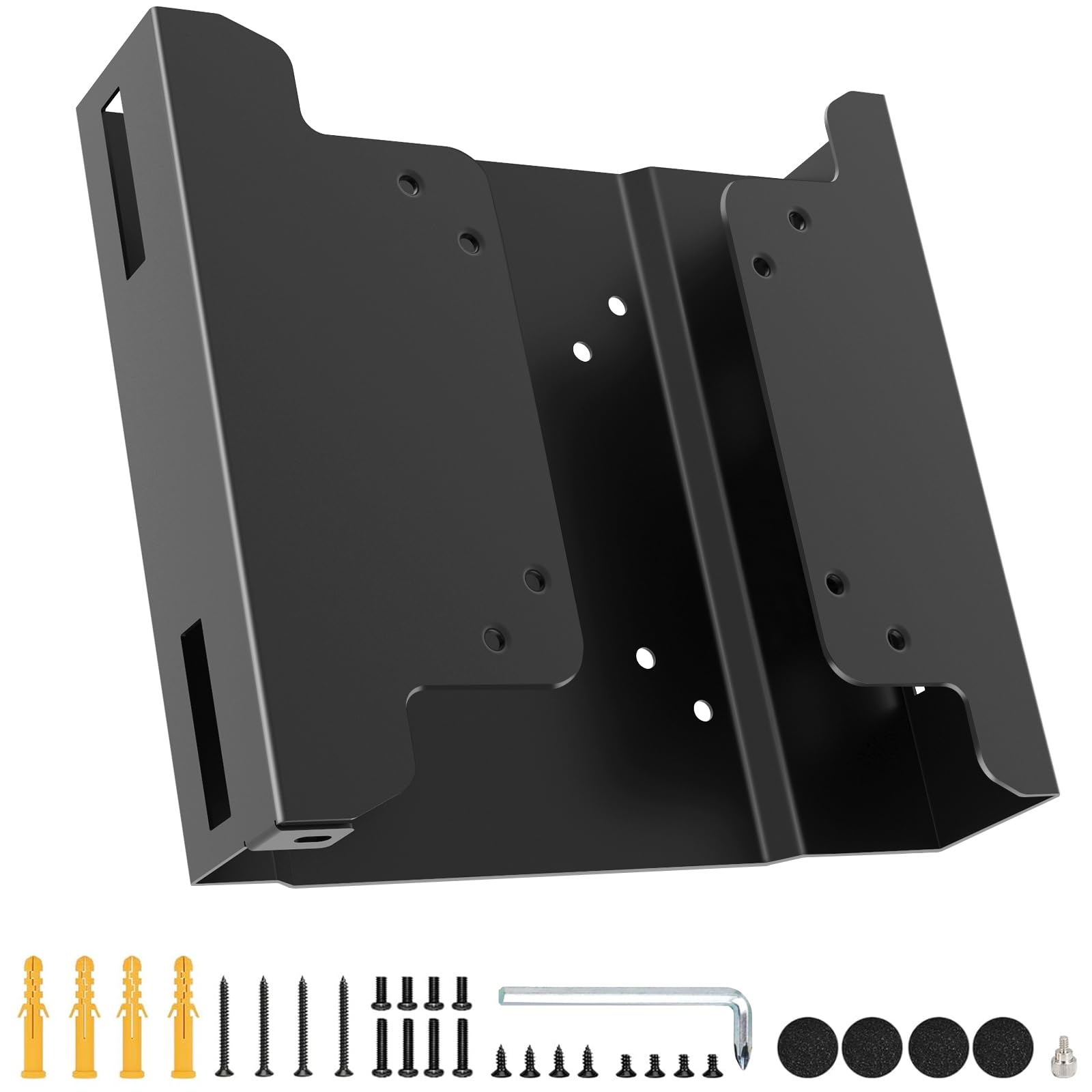 Supporto VESA per Dell Micro PC VESA/parete/sotto-tavolo per Dell OptiPlex Micro Form Factor Case Mini PC Supporto per Dell 7010 7050 7040 7090 3000 3050 9020 e Altro con fascetta