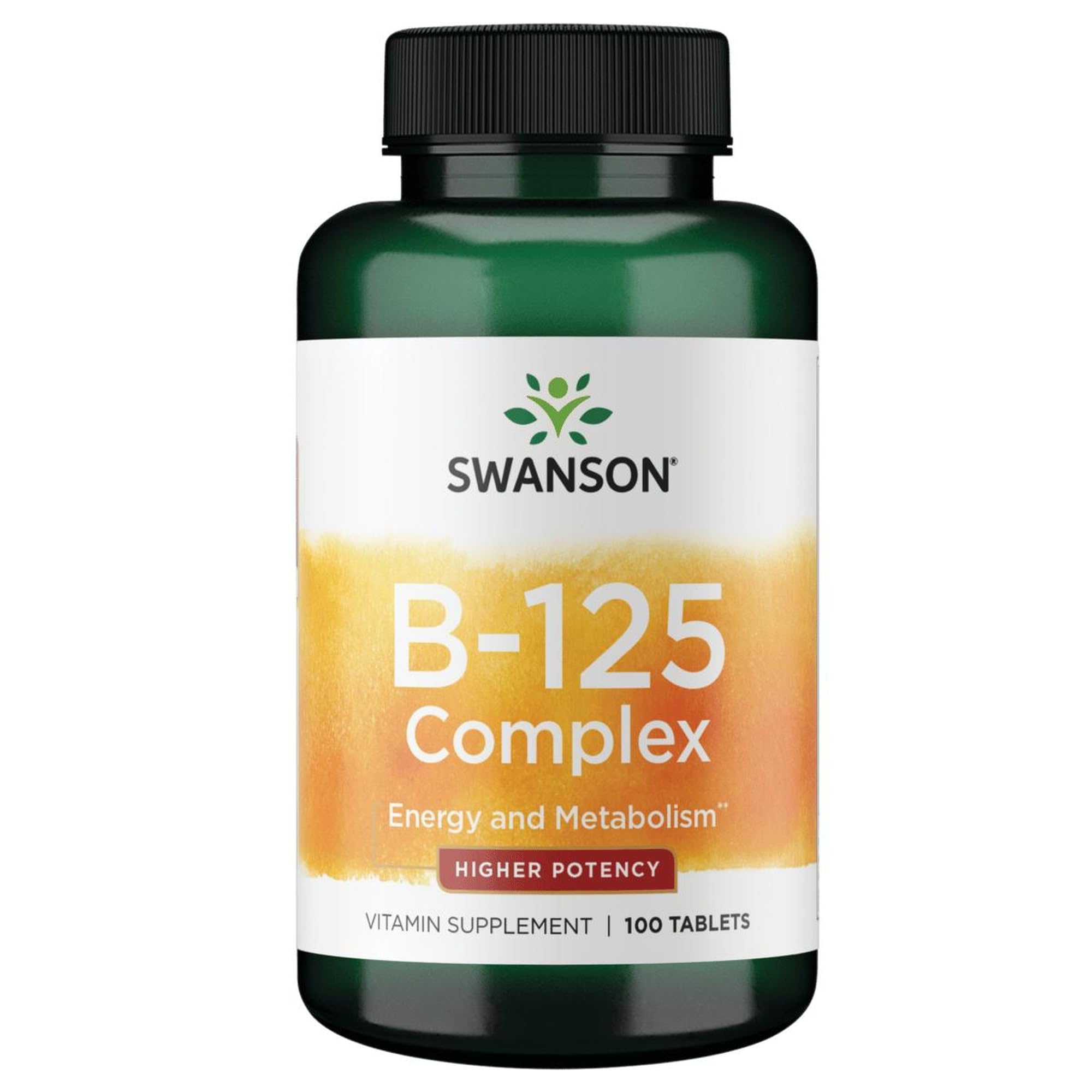 Swanson Complex B-125 with high efficiency 100 tablets