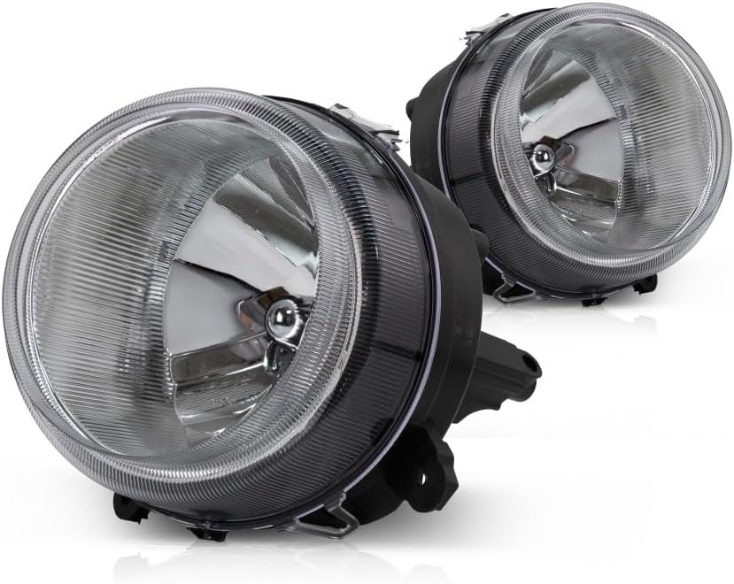 CarLights360: For 2007-2017 Jeep Patriot Headlight Assembly Driver and Passenger Side DOT Certified w/Bulbs-Replaces CH2502176 CH2503176